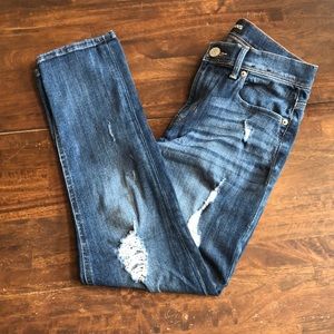 Express "Mia" Cropped Legging Jeans